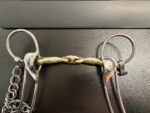 eques icelandic shank bit german silver rings