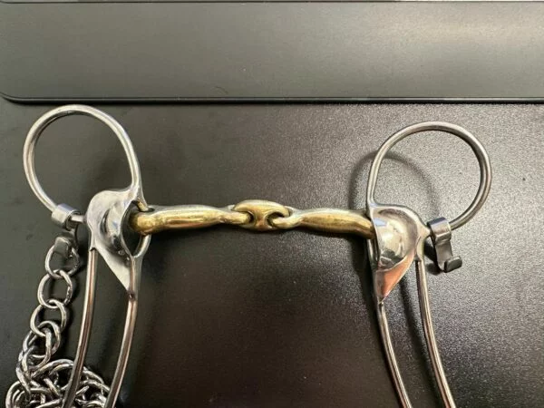 eques icelandic shank bit german silver rings