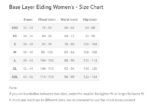 Sizechart Hrímnir Base Layer Elding Longsleeve