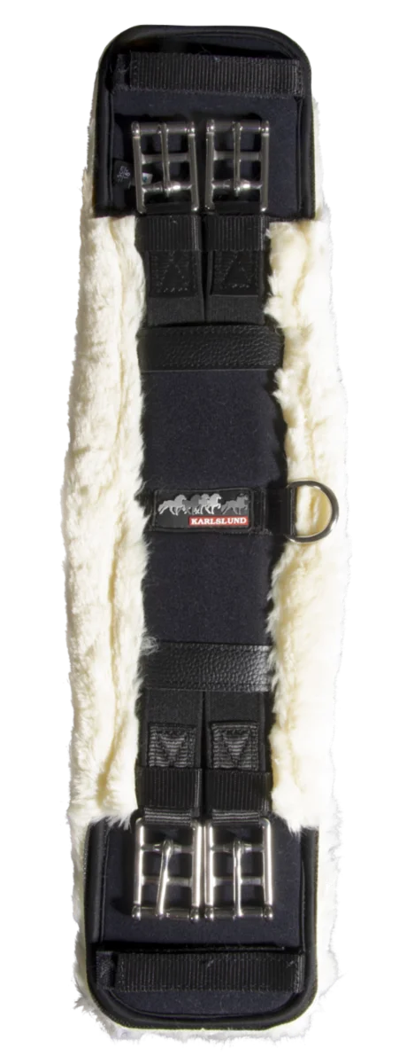 Laki neoprene girth with fur k2042