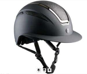 MIPS Guardian Hjälm Matt Glitter Top Svart