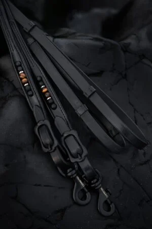 Orka Lädertygel m. stoppar