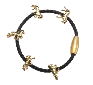 Läderarmband Björk